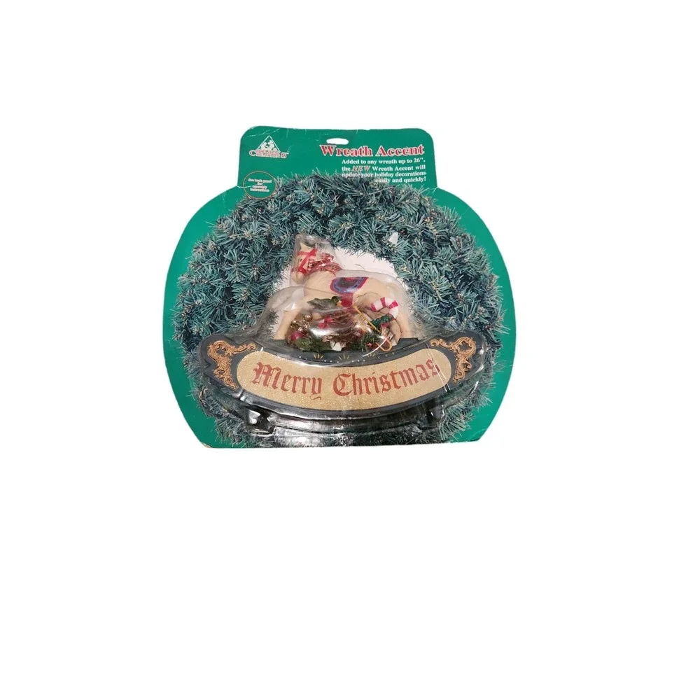 WREATH BUILDING KIT Horse And Presents CHRISTMAS HOLIDAY WREATH ACCENT‎ PIECES